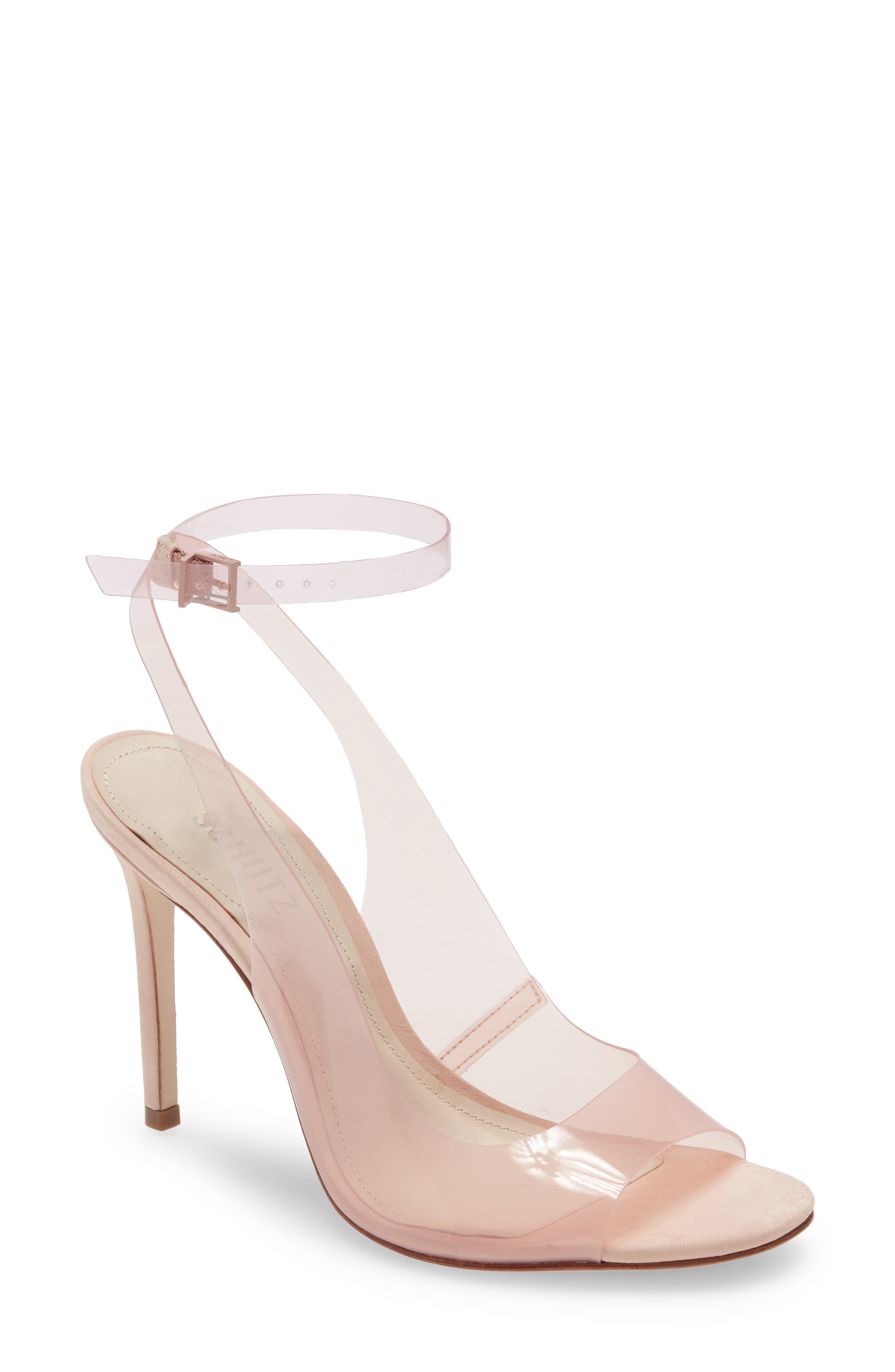 jamili clear ankle strap sandal