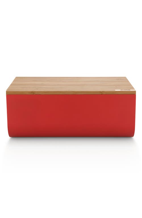 Alessi Mattina Bread Box In Red