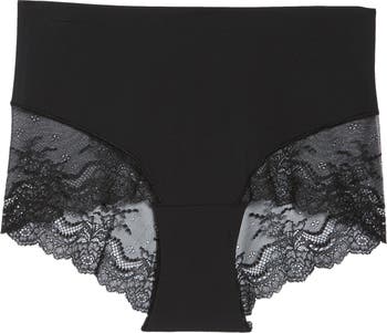 Undie-Tectable - Illusion Lace Hi-Hipster SPANX | Black