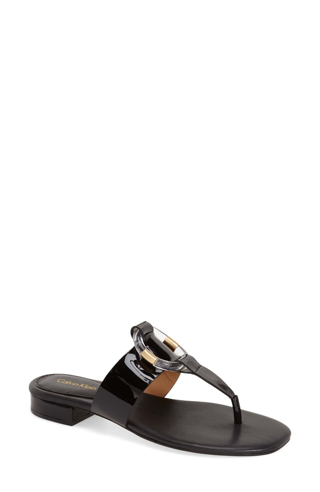 calvin klein flip flop