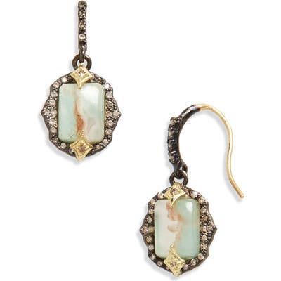 Armenta Old World Emerald Cut Drop Earrings