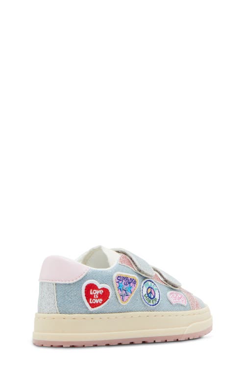 Shop Steve Madden Hope Patches Denim Sneaker In Denim Multi