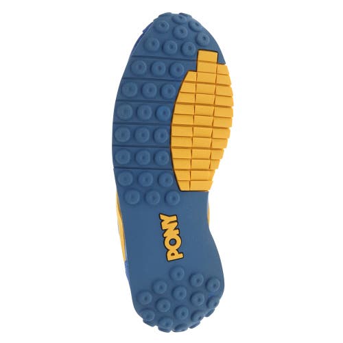 Shop Pony Run 78 Sneakers In Blue/yellow