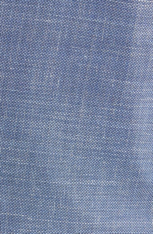 Hugo Boss Boss Hanry Slub Stretch Sport Coat In Open Blue
