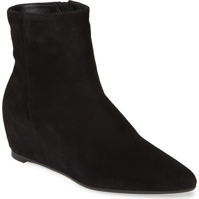 Aquatalia Palmer Wedge Bootie, Black