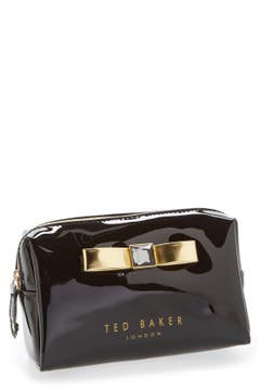 Ted Baker London 'Metallic Bow' Cosmetics Case | Nordstrom