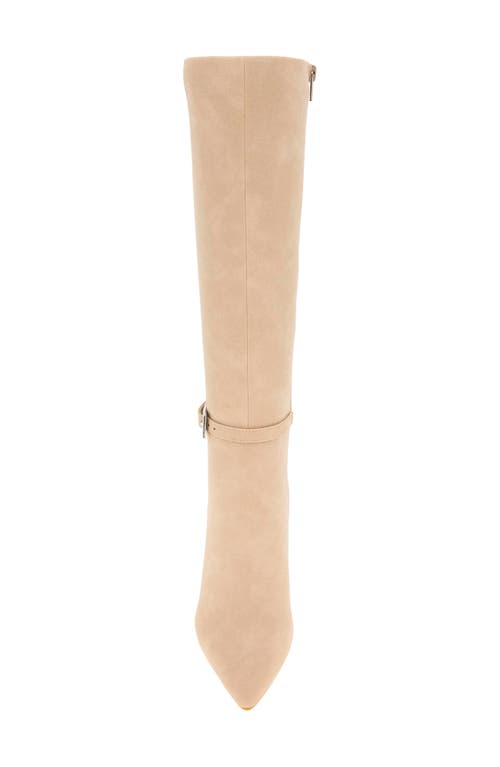 Bcbgeneration Abbin Womens Zipper Manmade Knee-high Boots In Doeskin