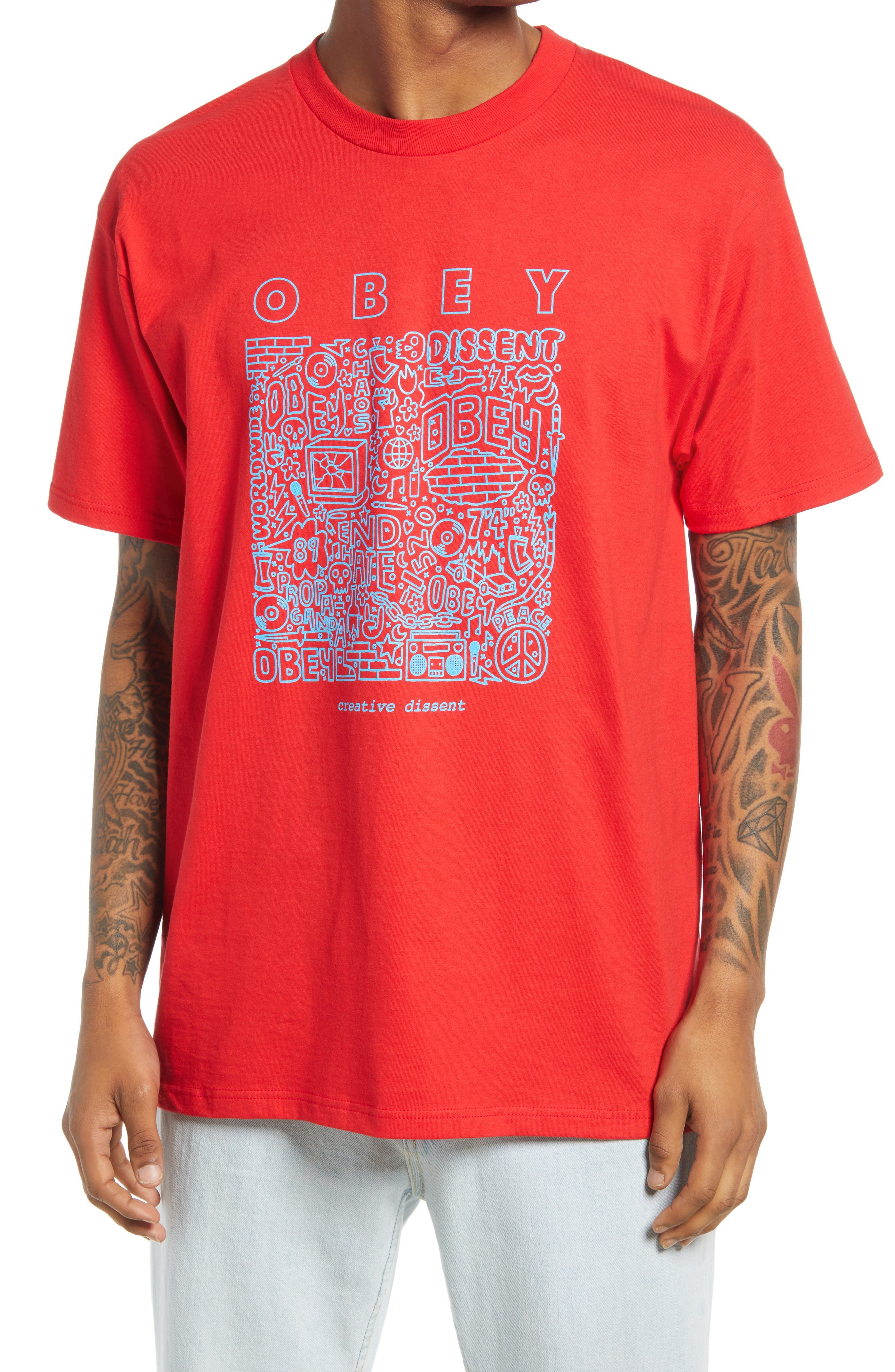 obey mens shirt