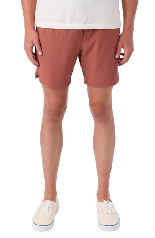 Shop O'neill Perform Light Lined Shorts In Mahogany