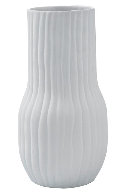 Renwil Criley Ceramic Stoneware Decorative Vase In White