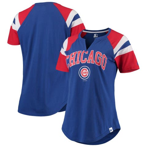 Starter Chicago Cubs Cooperstown Collection Record Setter Crop Top At  Nordstrom in Blue