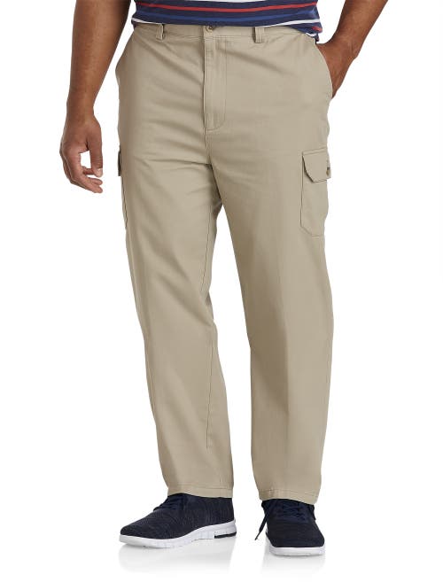 Harbor Bay Continuous Comfort Cargo Pants In Khaki