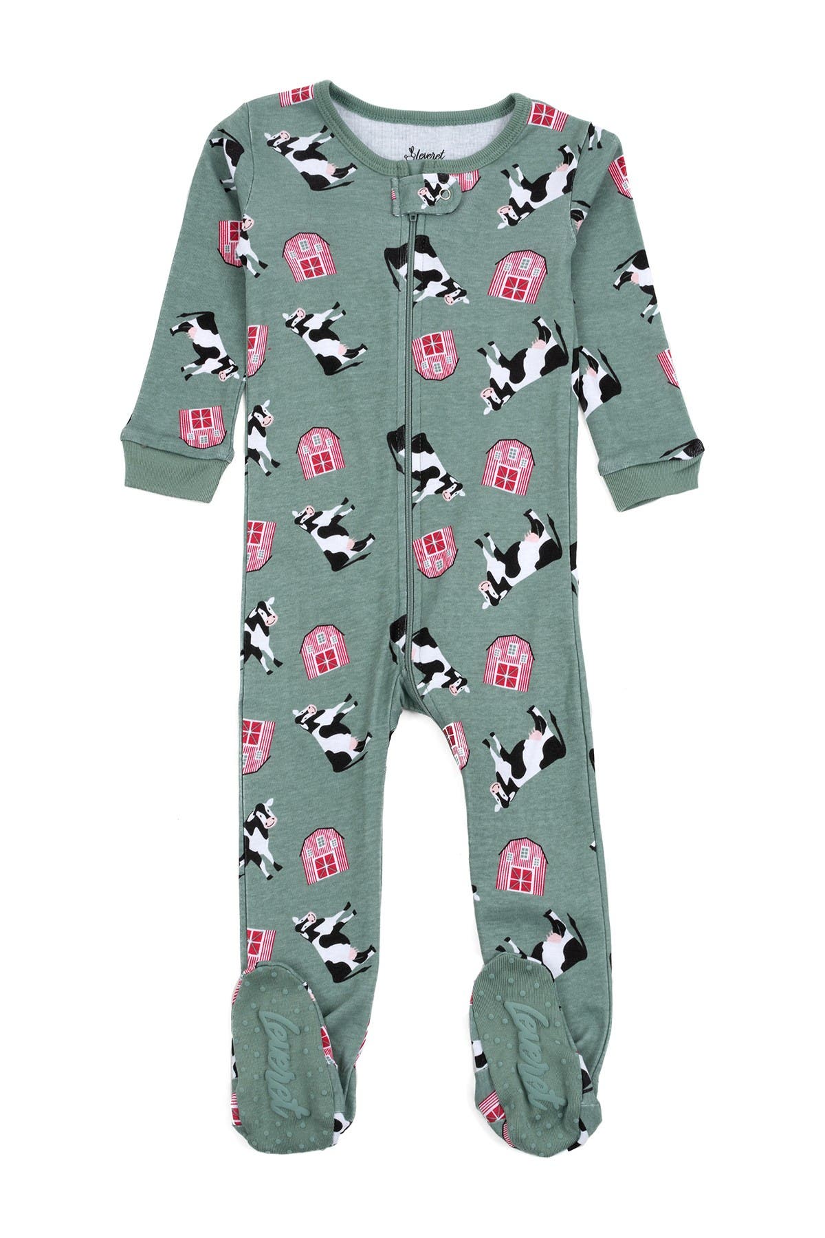 Leveret Cow Footed Pajamas Nordstrom Rack
