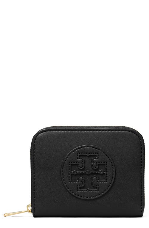 Shop Tory Burch Small Ella Bio Zip Wallet In Black