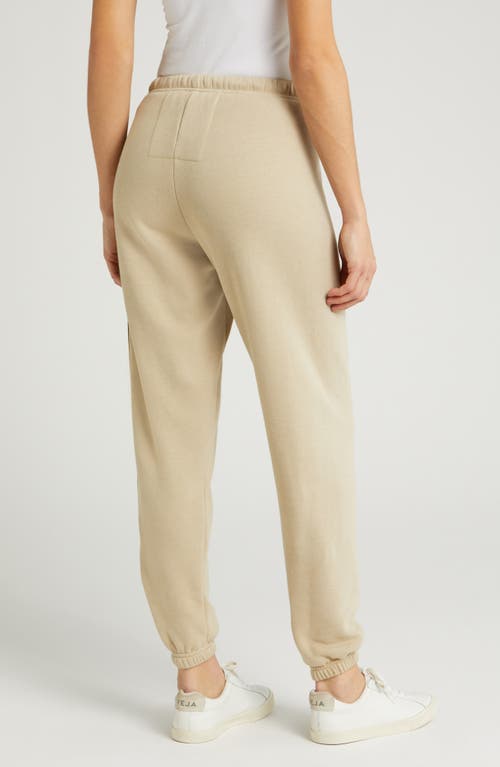 Shop Aviator Nation Stripe Sweatpants In Sand/tan