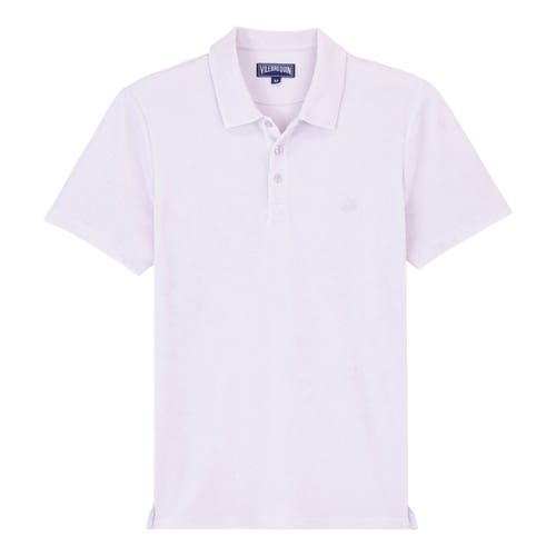 Vilebrequin Solid Terry Polo In Hortensia