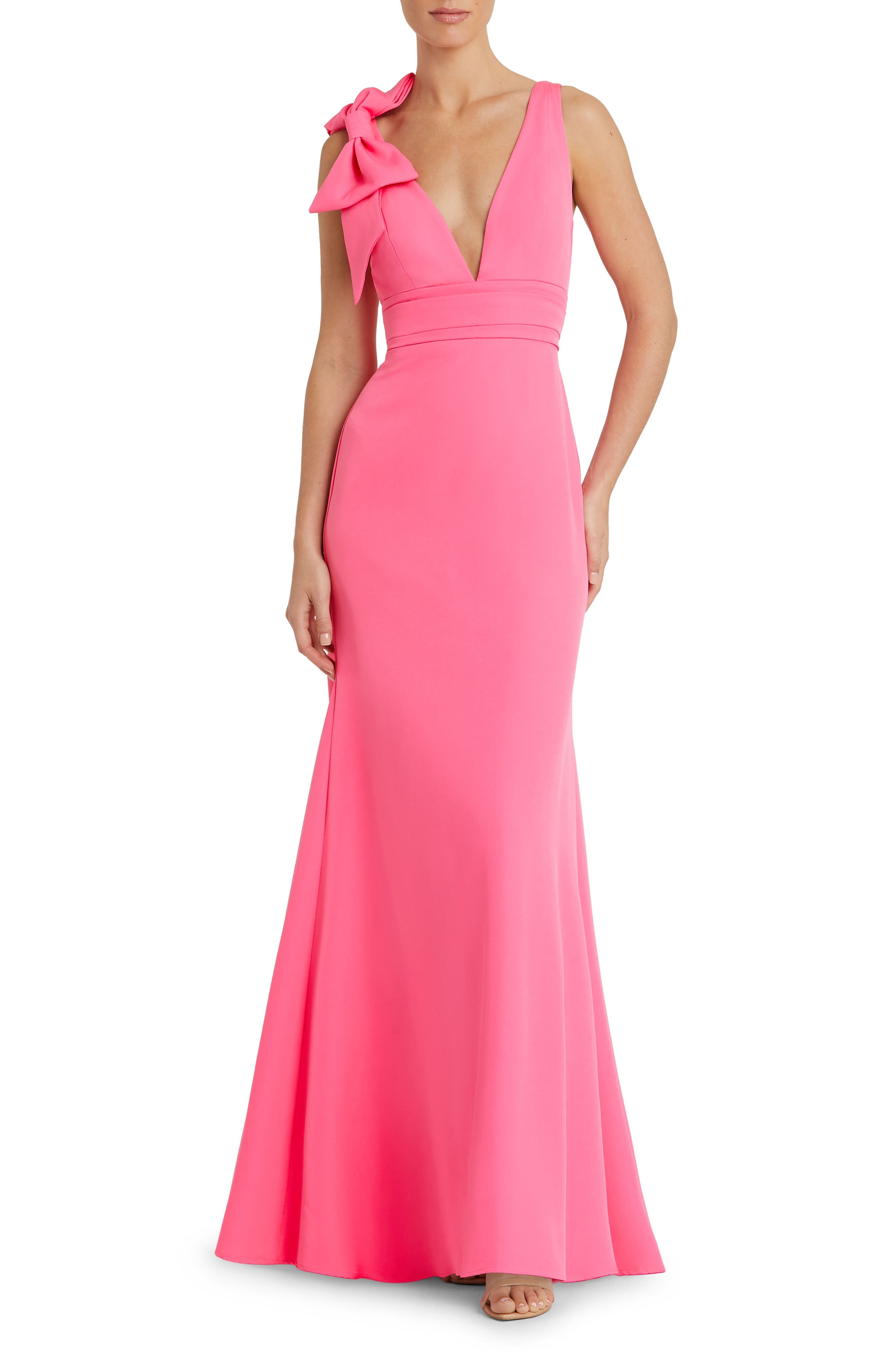 Bubblegum Pink Bridesmaid Dresses