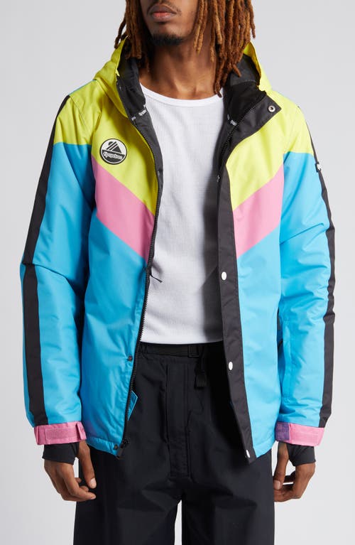 Icy Blunder Water Resistant Insulated Jacket in Teal