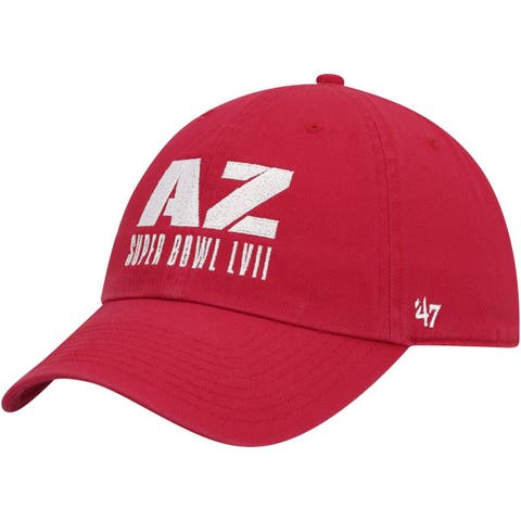 Men's Super Bowl LVI '47 Red/Natural Flagship MVP Trucker Snapback Hat