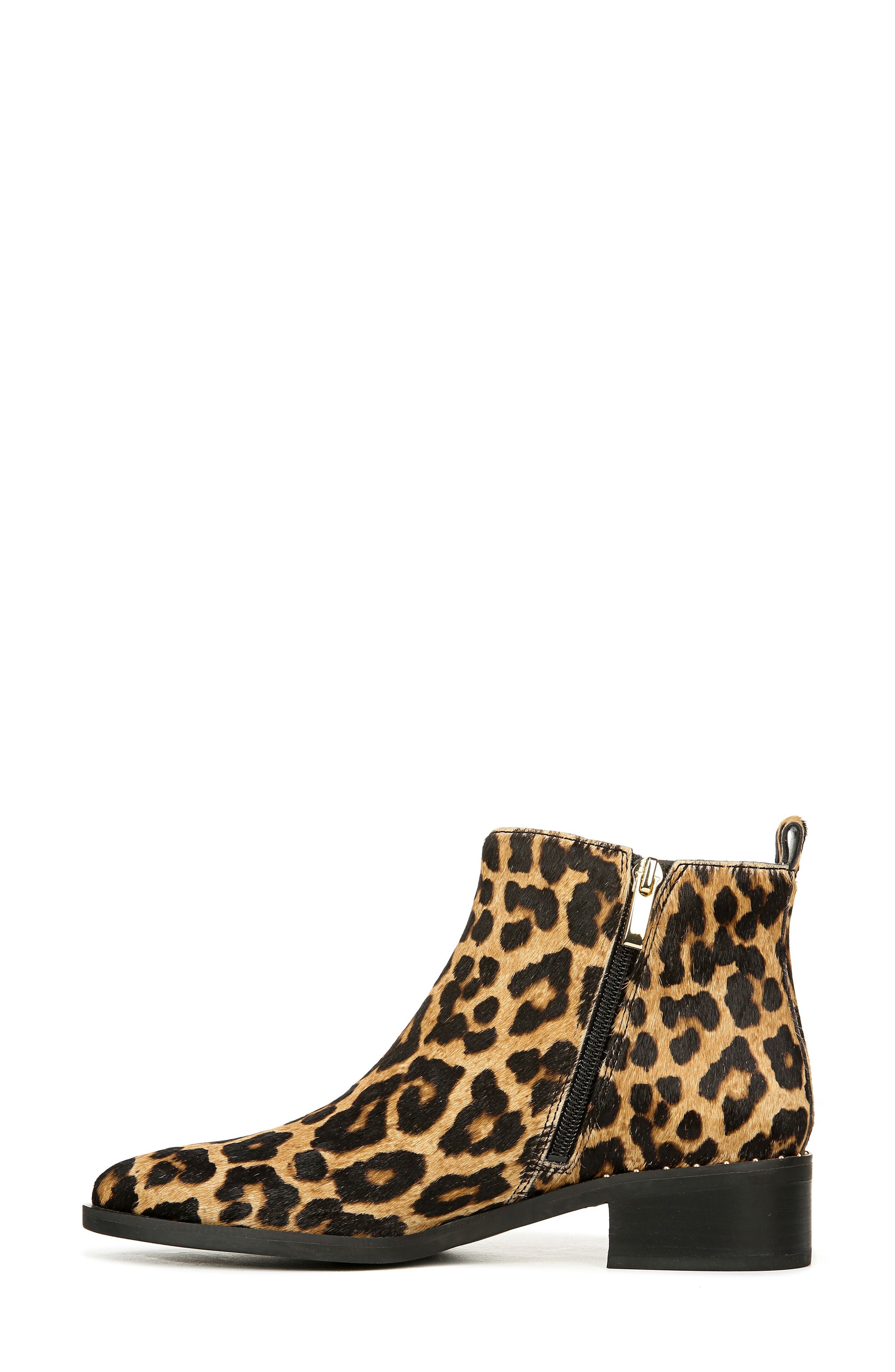 franco sarto bette bootie leopard
