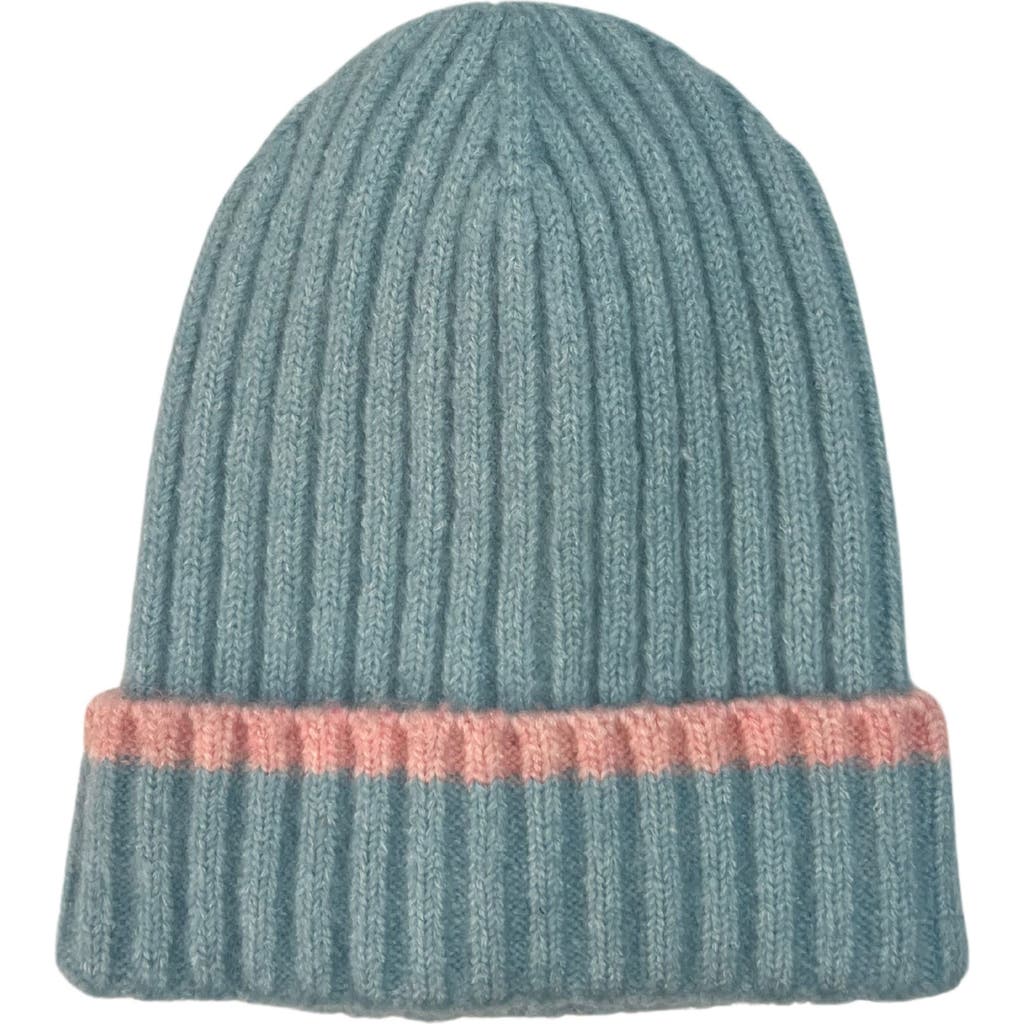 Marcus Adler Rib Knit Beanie In Sky Blue