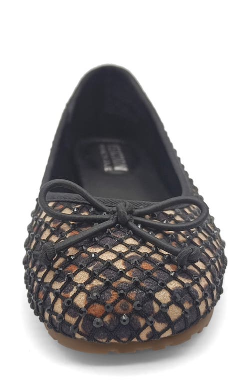 Shop Reaction Kenneth Cole Elstree Mesh Ballet Flat In Leopard