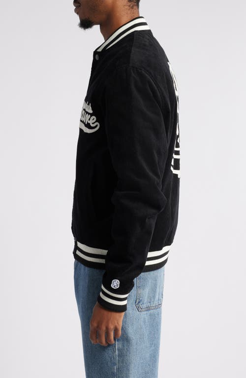 Shop Billionaire Boys Club Space Crew Corduroy Bomber Jacket In Black