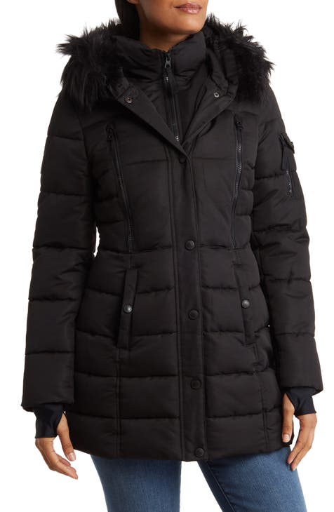 Nautica fur outlet coat