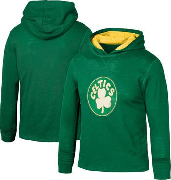 Men's New Era Kelly Green Boston Celtics Hoodie Sleeveless T-Shirt
