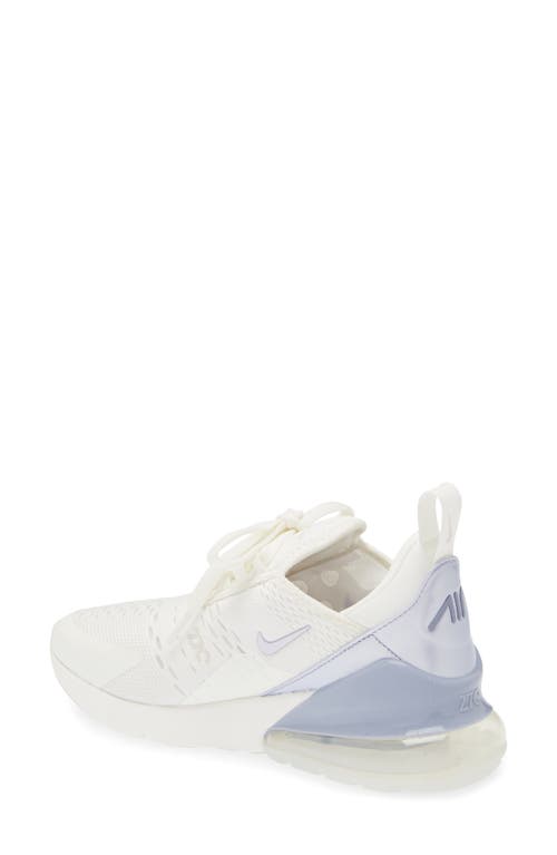 Shop Nike Air Max 270 Sneaker In Sail/purple/phantom