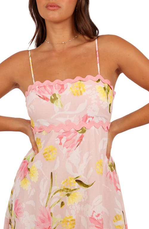 Petal And Pup Petal & Pup Layla Floral Cotton & Linen Maxi Sundress In Multi