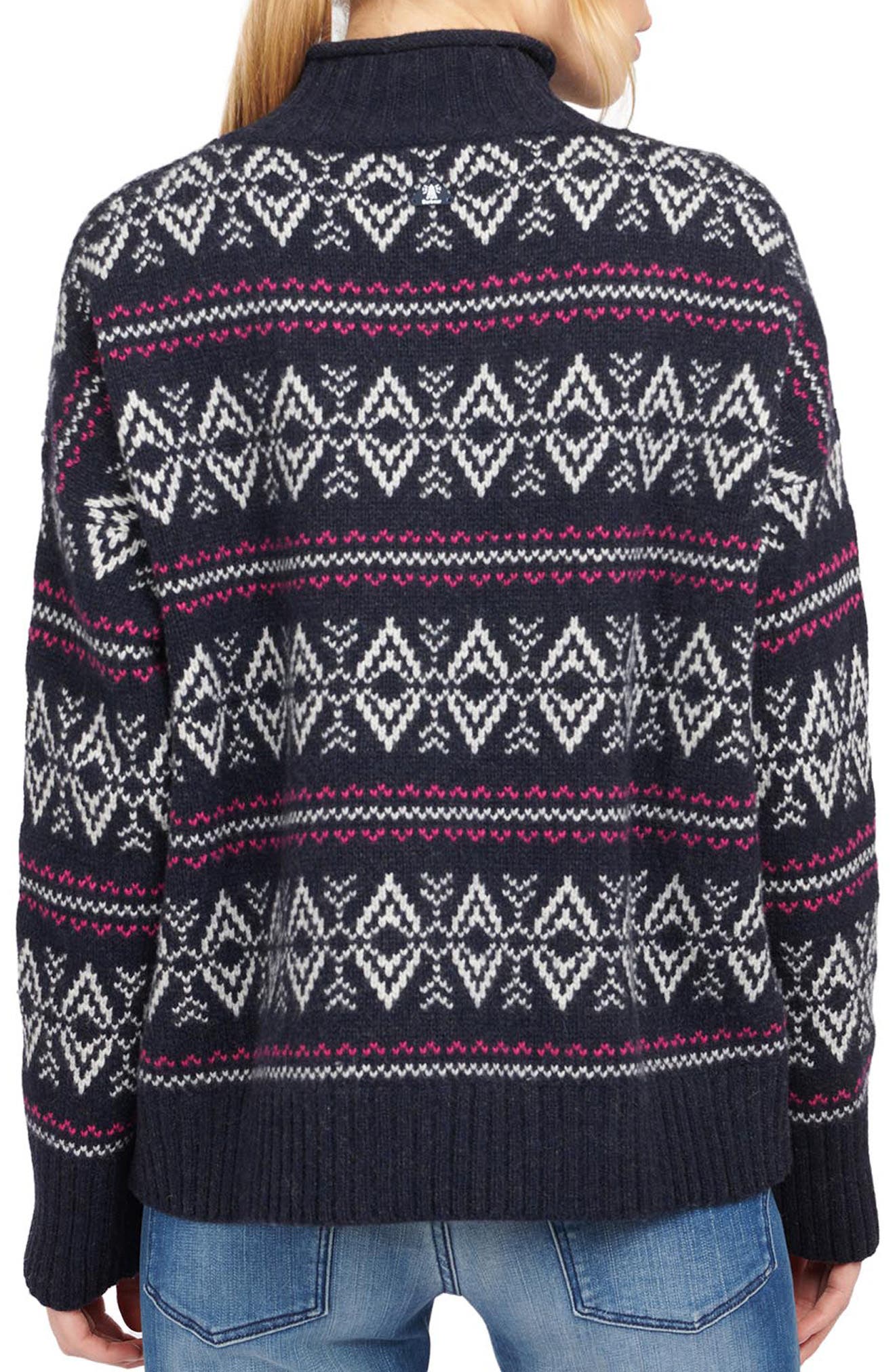 Barbour Lynemouth Knit Wool Blend Sweater in Multi at Nordstrom