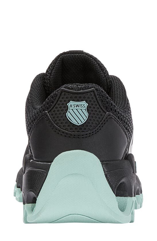 Shop K-swiss Tubes Sport Running Shoe In Black/ Eggshell Blue