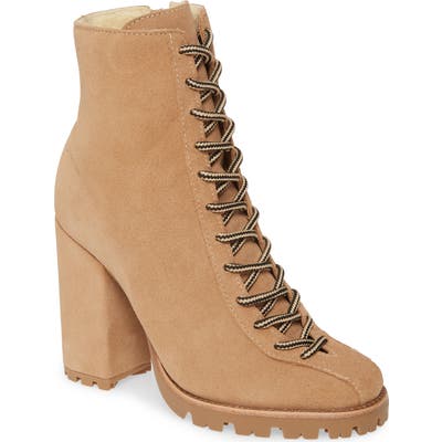 Schutz Naina Hiking Bootie- Brown