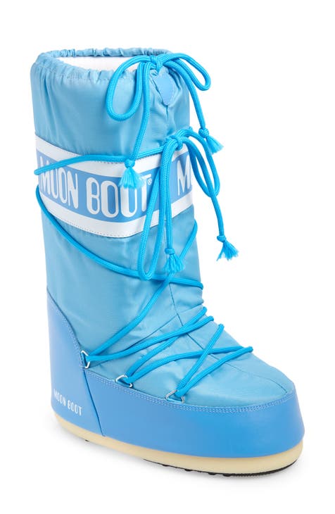 Black Icon Glitter snow boots - unisex - MOON BOOT 