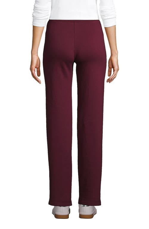 Shop Lands' End School Uniform  Sweatpants In Burgundy