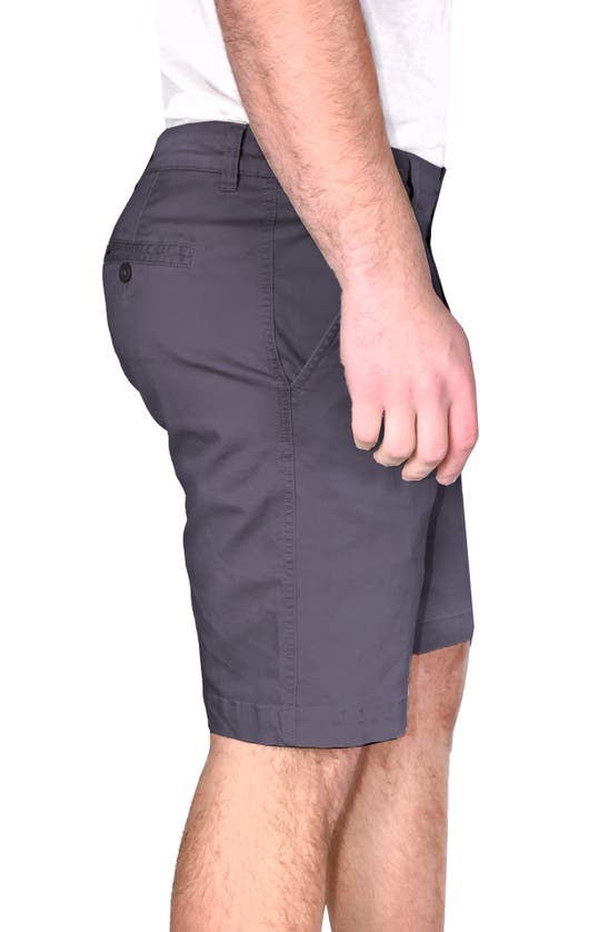 Shop Vintage 1946 Stretch Comfort Chino Shorts In Smokey Grey