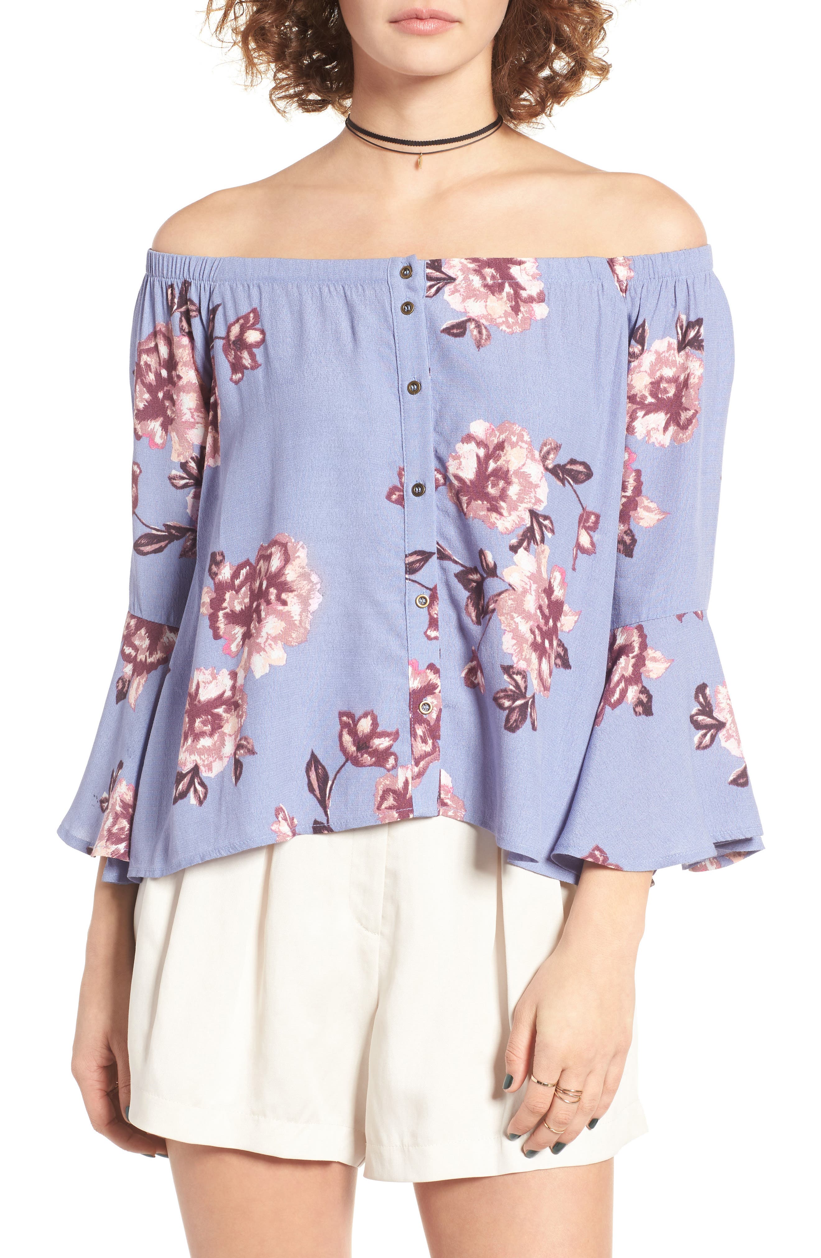 ASTR the Label Amelia Off the Shoulder Top Nordstrom