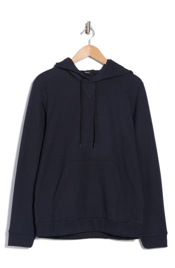 Theory Essential Relaxed Fit Hoodie In Baltic
