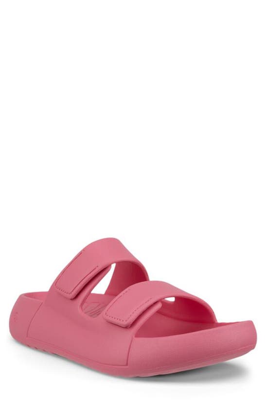 Ecco Cozmo E Water Resistant Slide Sandal In Pink