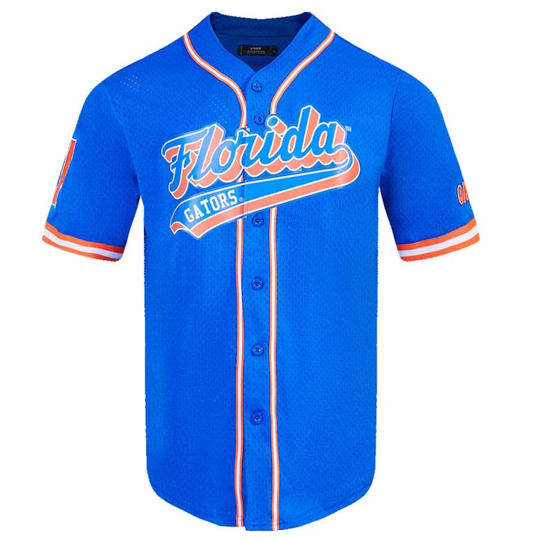 Shop Pro Standard Royal Florida Gators Mesh Full-button Replica Baseball Jersey