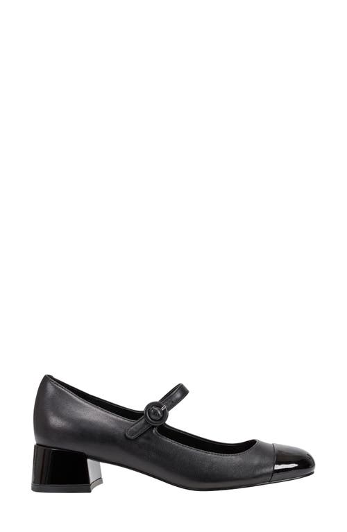 Shop Marc Fisher Ltd Marla Cap Toe Mary Jane Pump In Black