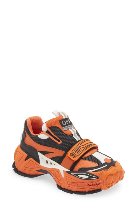 CH254 Men's Sneakers Shoes Neon Orange / White