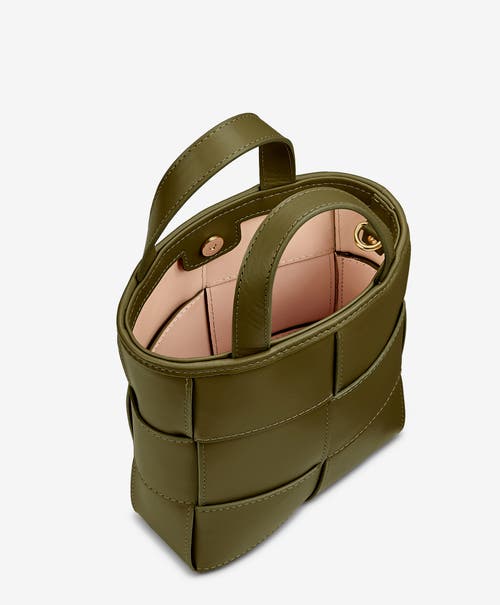 Shop Gigi New York Chloe Mini Shopper In Olive