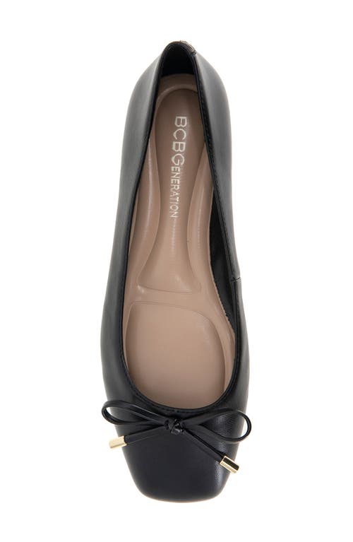 Shop Bcbg Hartly Ballet Flat In Black