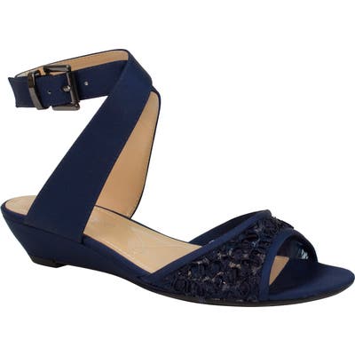J. Renee Belden Ankle Wrap Sandal B - Blue