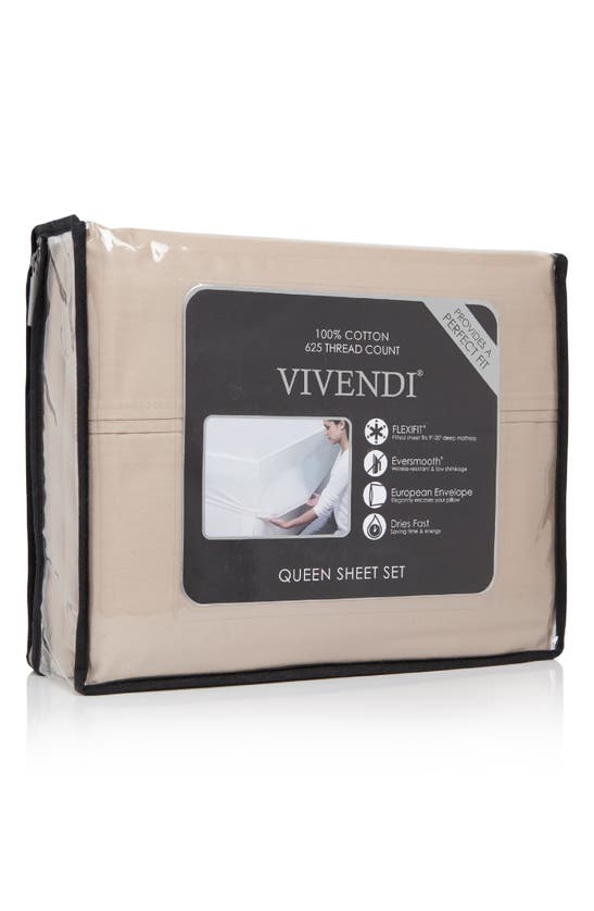 BEDHOG BEDHOG 4-PIECE 625 THREAD COUNT COTTON SHEET SET