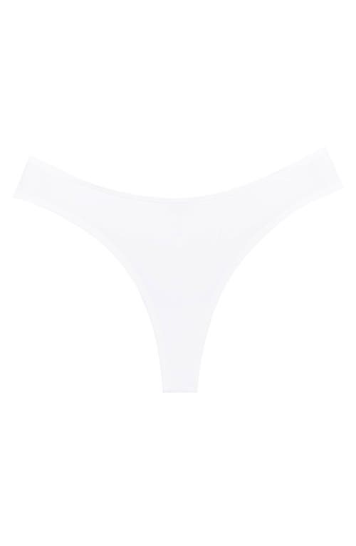 Shop Cuup The Cotton Thong In Salt