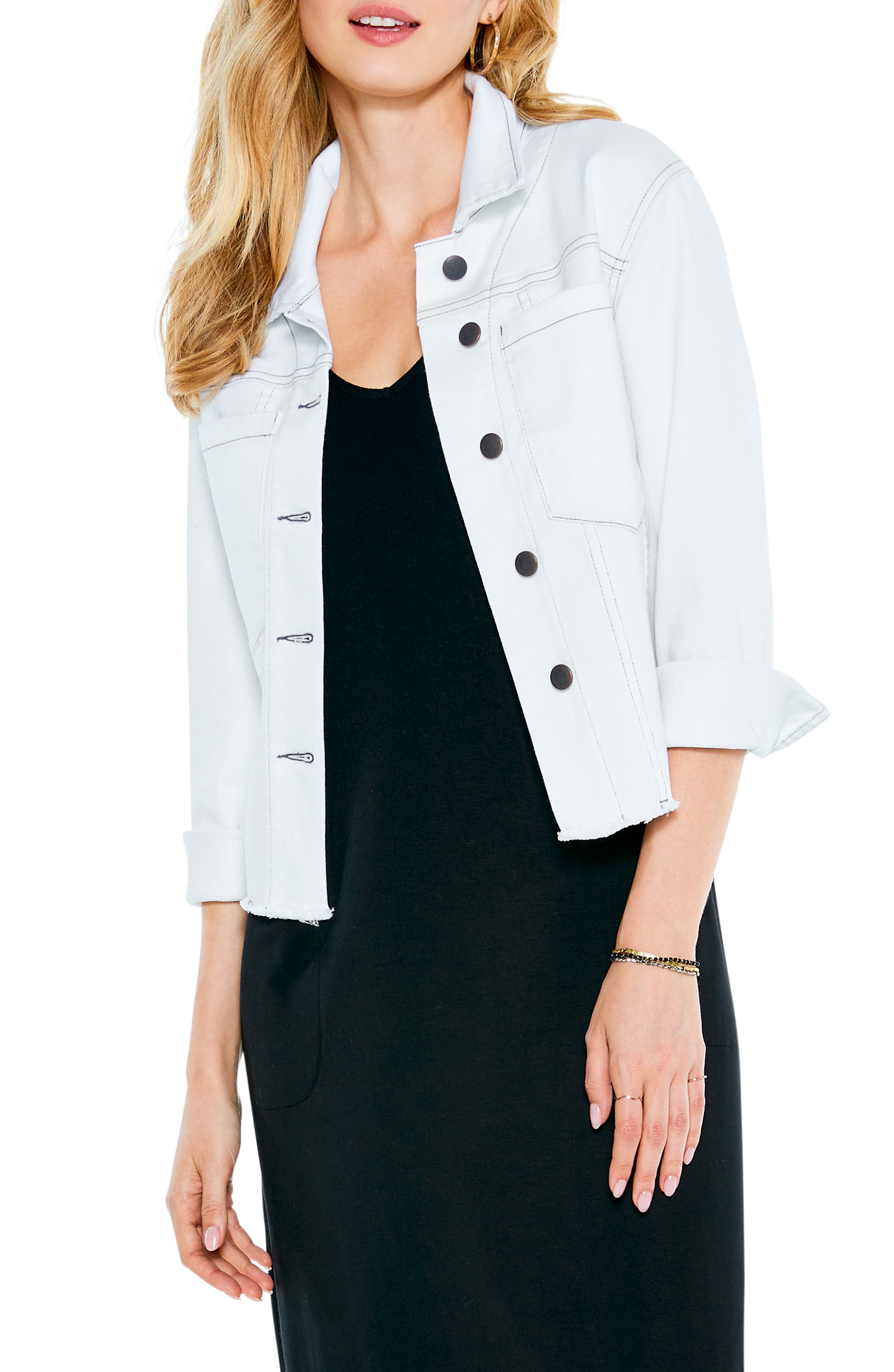 Nordstrom white hot sale denim jacket