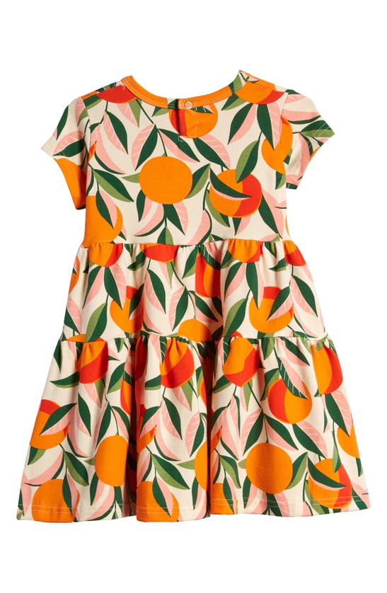 Shop Tiny Tribe Orange Grove Short Sleeve Tiered Dress